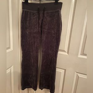 Tek Gear Grey Velvet Sweatpants Size M 80% cotton